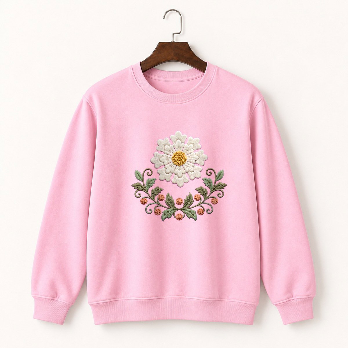 Edelweiss Flower Crewneck Sweatshirt 4