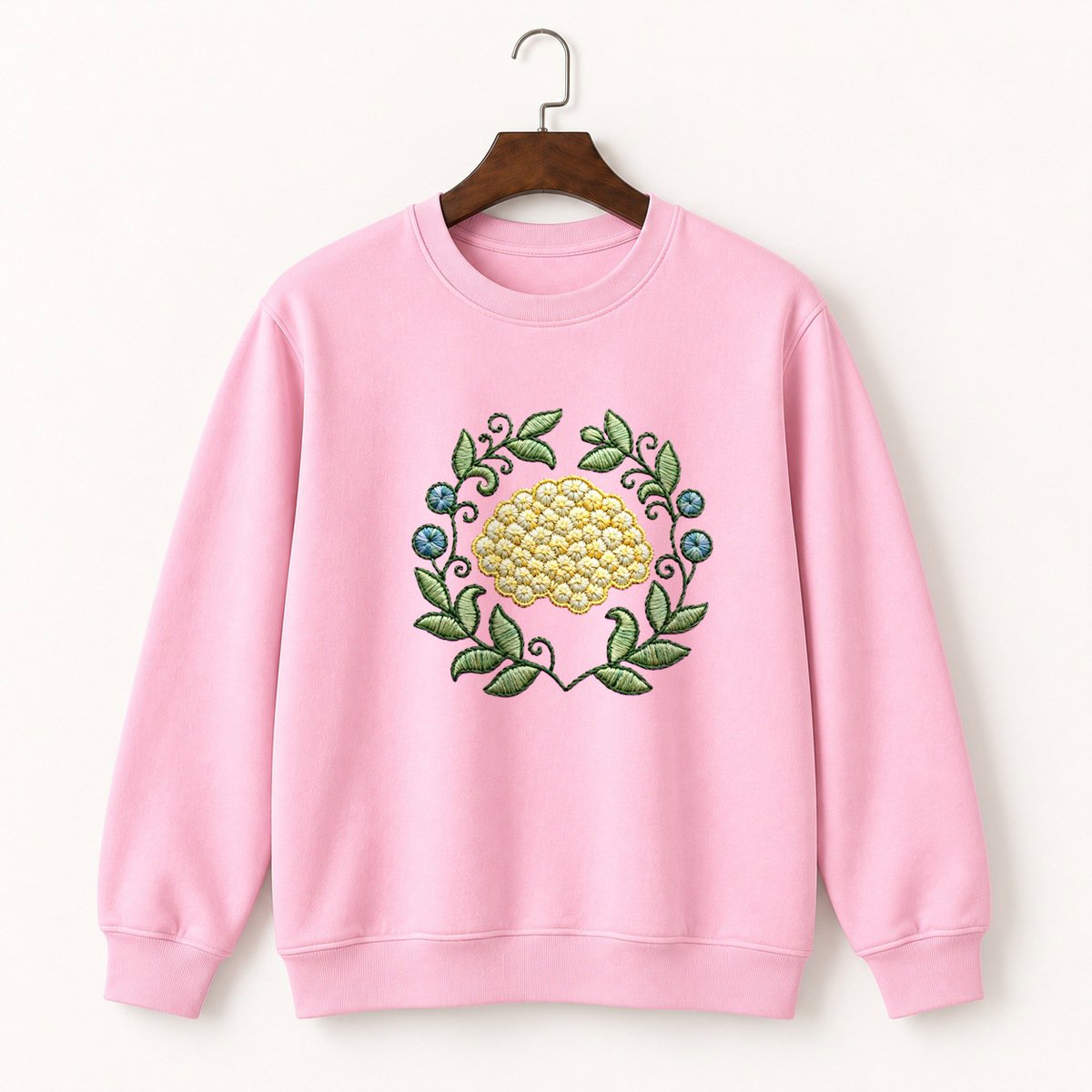 Yarrow Flower Crewneck Sweatshirt 4