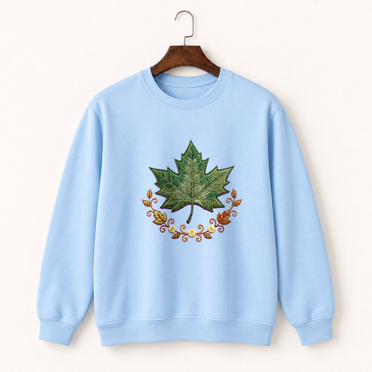 Sycamore Leaf Crewneck Sweatshirt 1