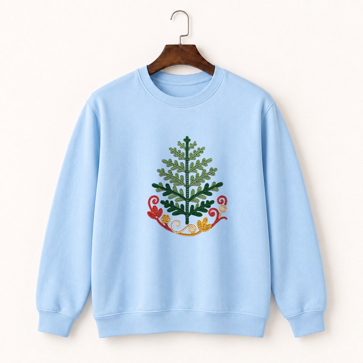 Cedar Branch Crewneck Sweatshirt 1