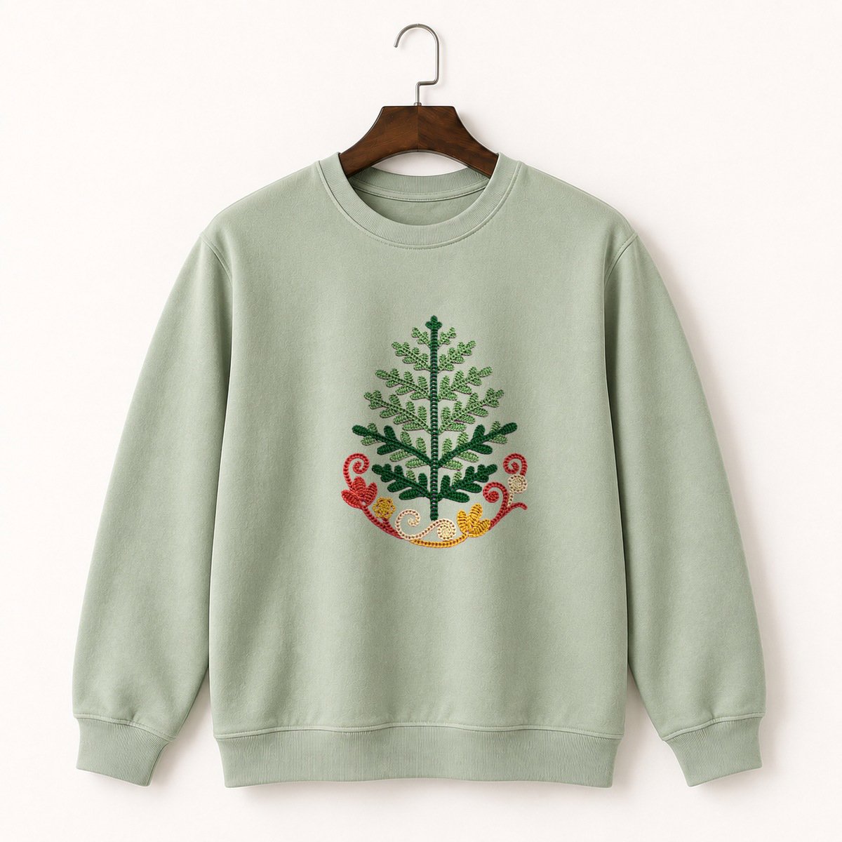 Cedar Branch Crewneck Sweatshirt 2