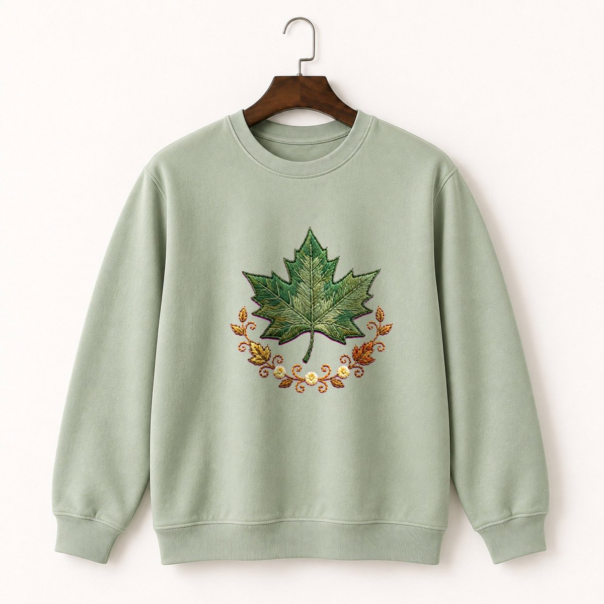 Sycamore Leaf Crewneck Sweatshirt 2