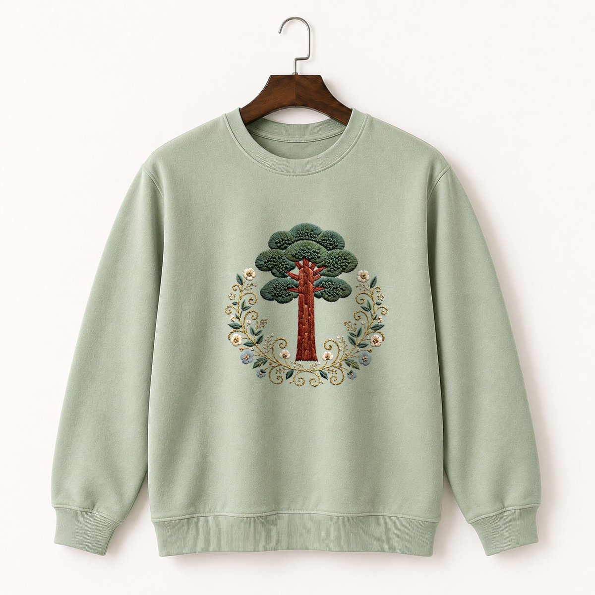 Redwood Tree Crewneck Sweatshirt 2