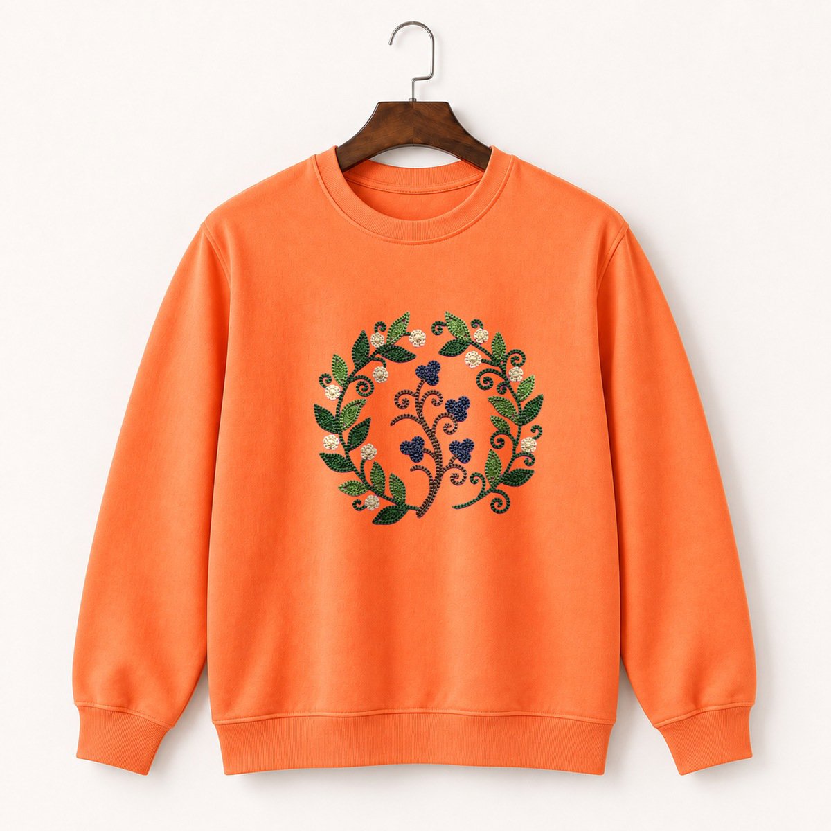 Juniper Berry Branch Crewneck Sweatshirt 3