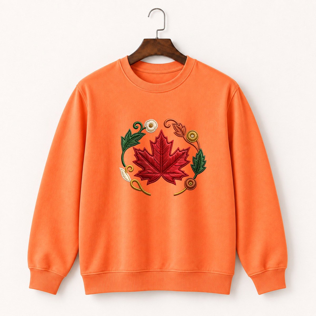Maple Leaf Crewneck Sweatshirt 3
