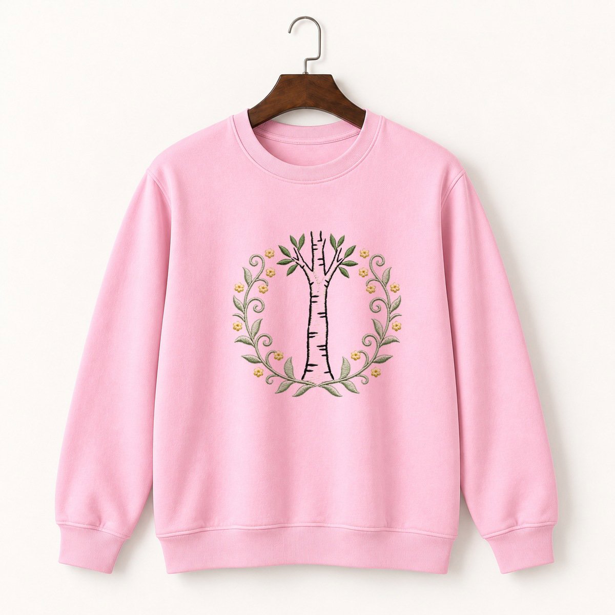 Birch Tree Crewneck Sweatshirt 4