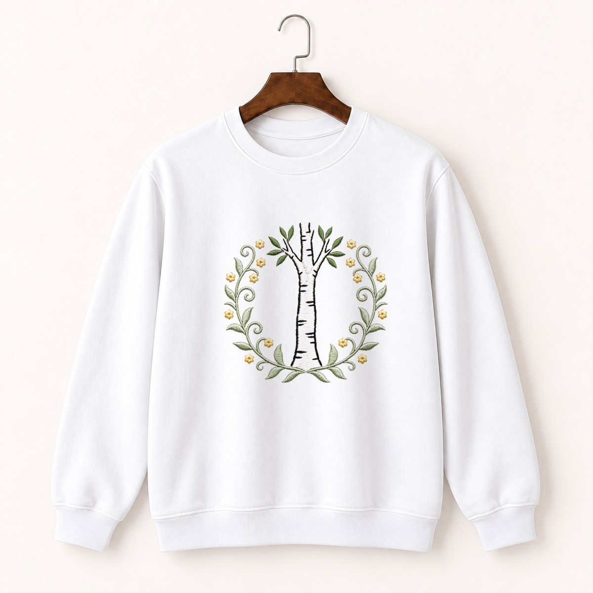 Birch Tree Crewneck Sweatshirt 5