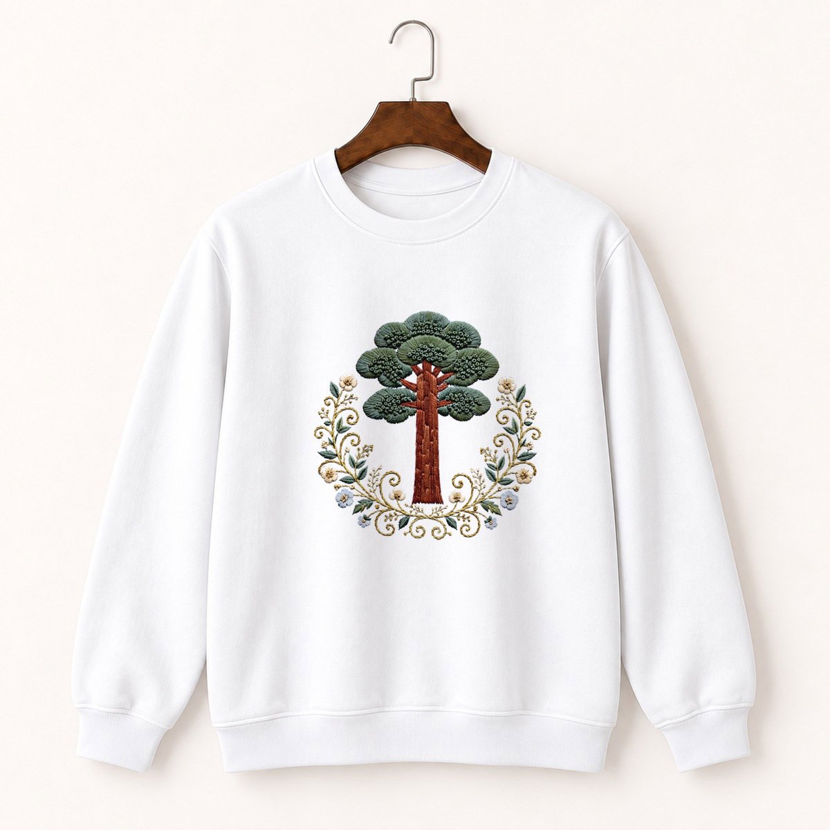 Redwood Tree Crewneck Sweatshirt 5