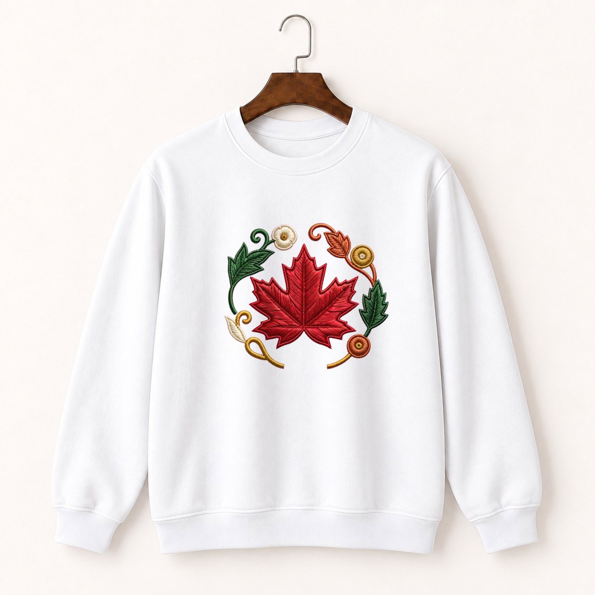 Maple Leaf Crewneck Sweatshirt 5