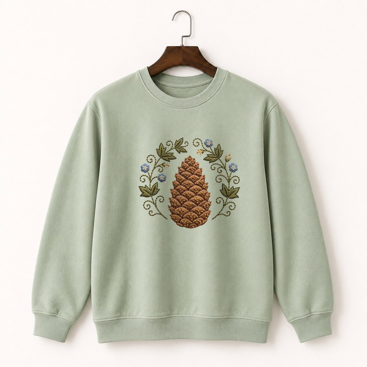 Pine Cone Crewneck Sweatshirt 2