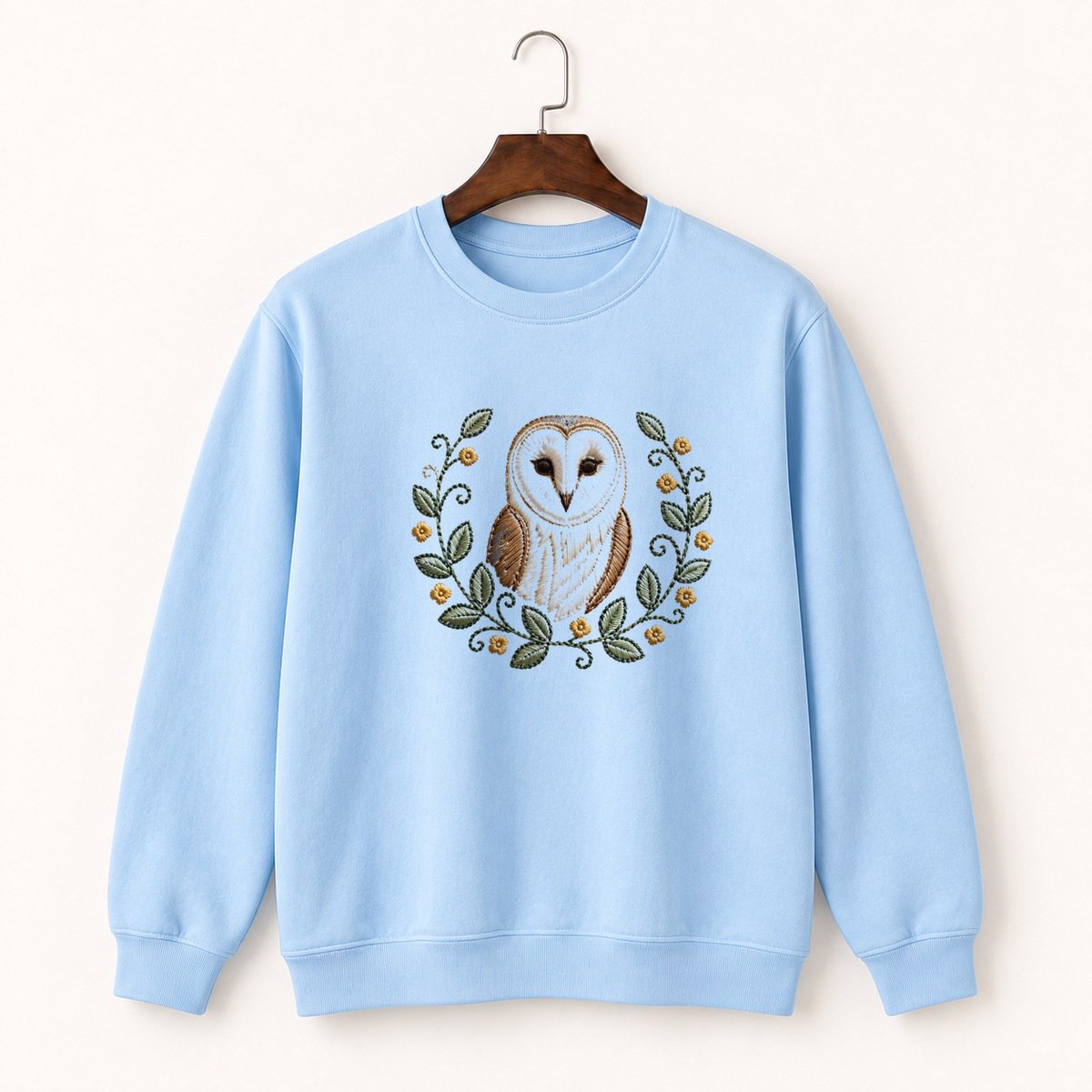 Barn Owl Crewneck Sweatshirt 1