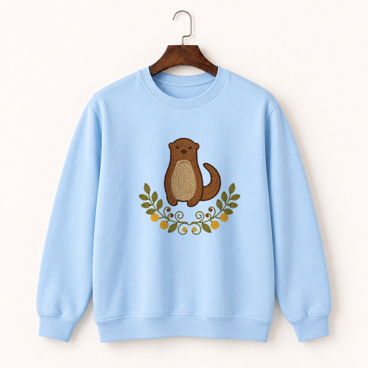 River Otter Crewneck Sweatshirt 1