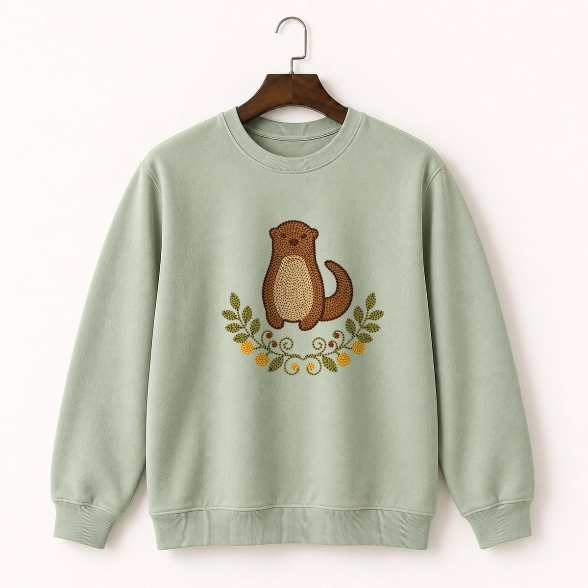 River Otter Crewneck Sweatshirt 2