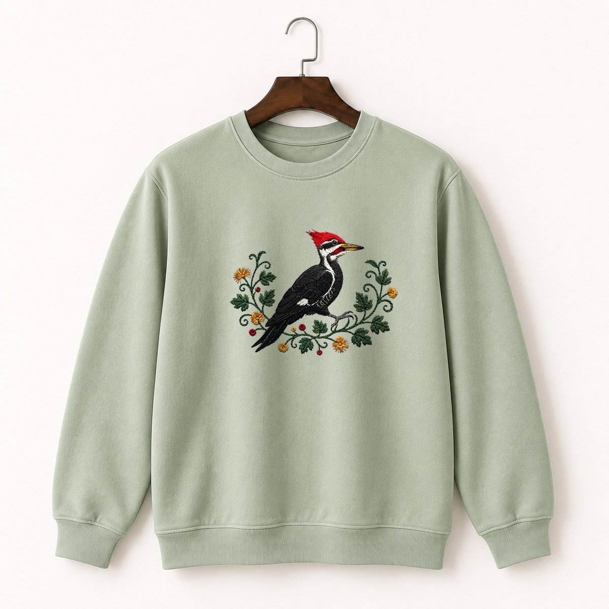 Pileated Woodpecker Crewneck Sweatshirt 2