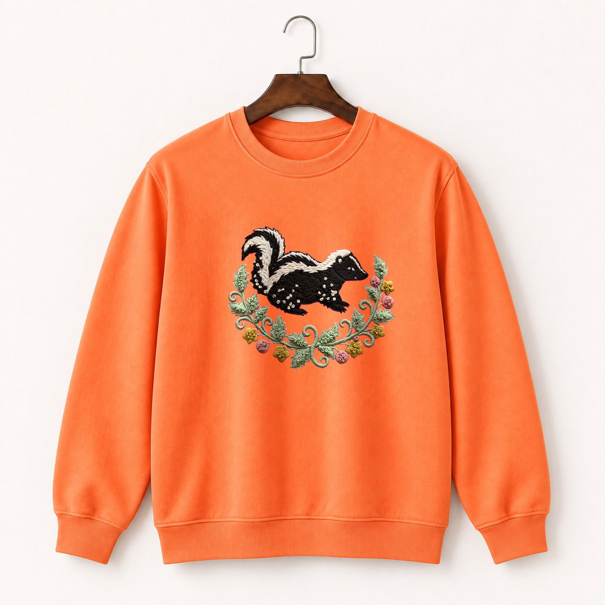 Striped Skunk Crewneck Sweatshirt 3