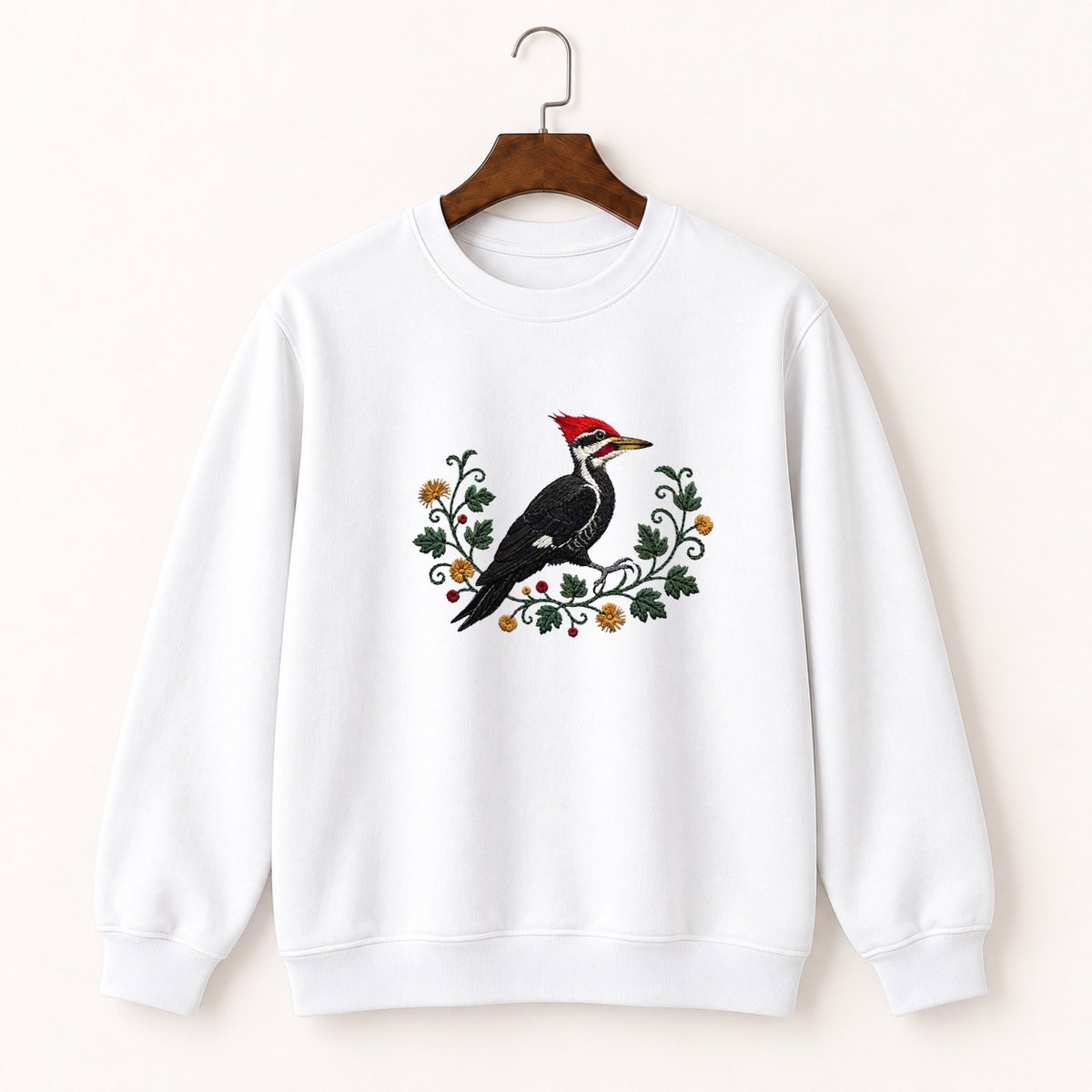 Pileated Woodpecker Crewneck Sweatshirt 5
