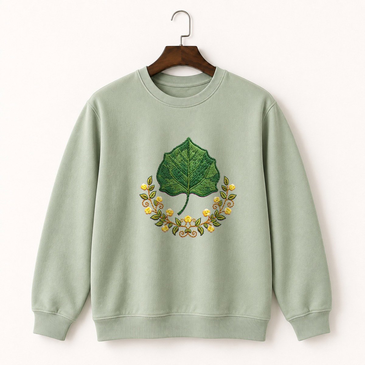 Aspen Leaf Crewneck Sweatshirt 2