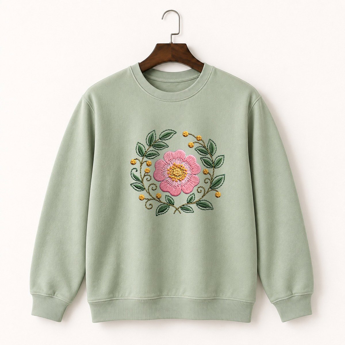Wild Rose Crewneck Sweatshirt 2