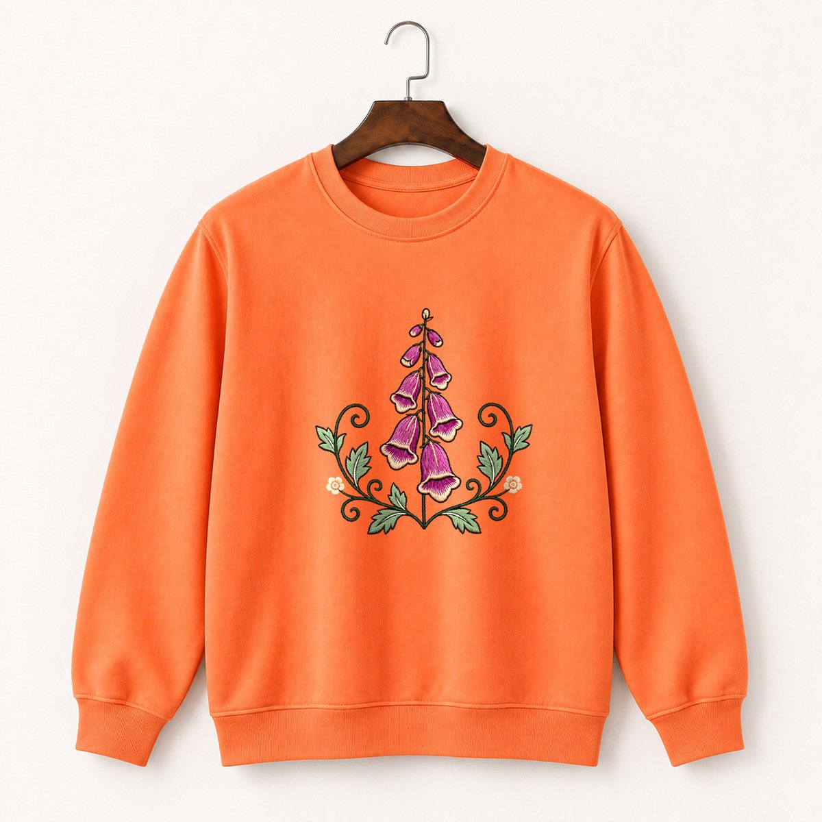 Foxglove Flower Crewneck Sweatshirt 3