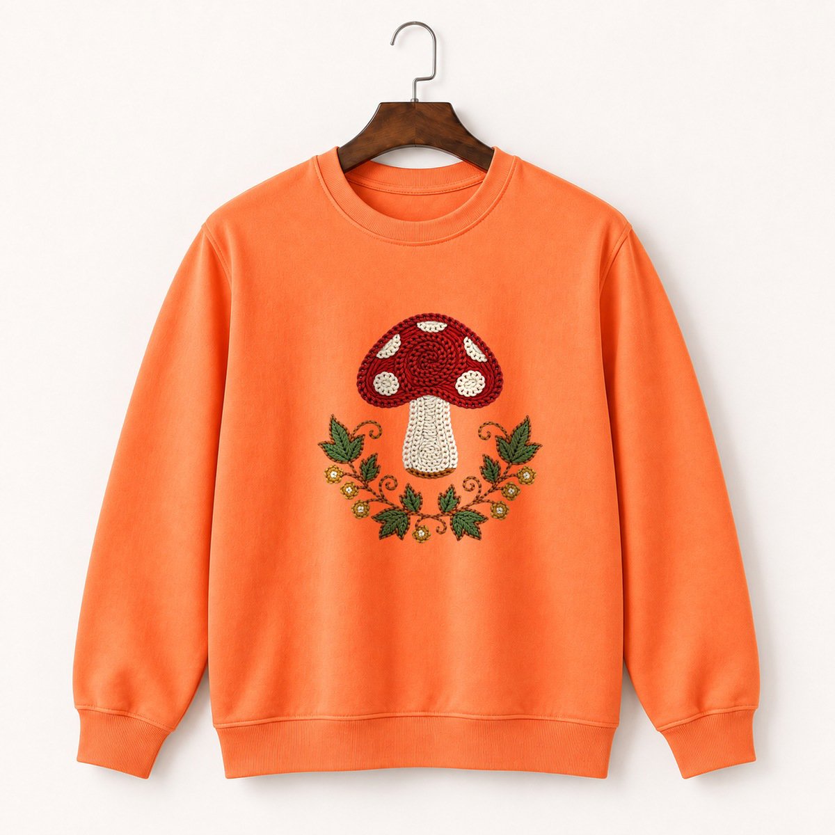 Fly Agaric Mushroom Crewneck Sweatshirt 3