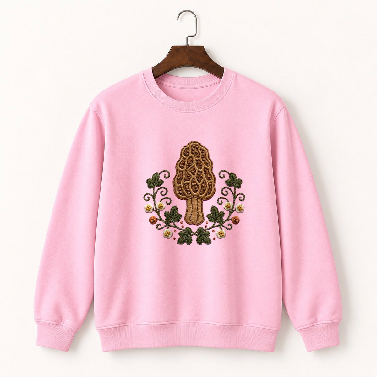 Morel Mushroom Crewneck Sweatshirt 4