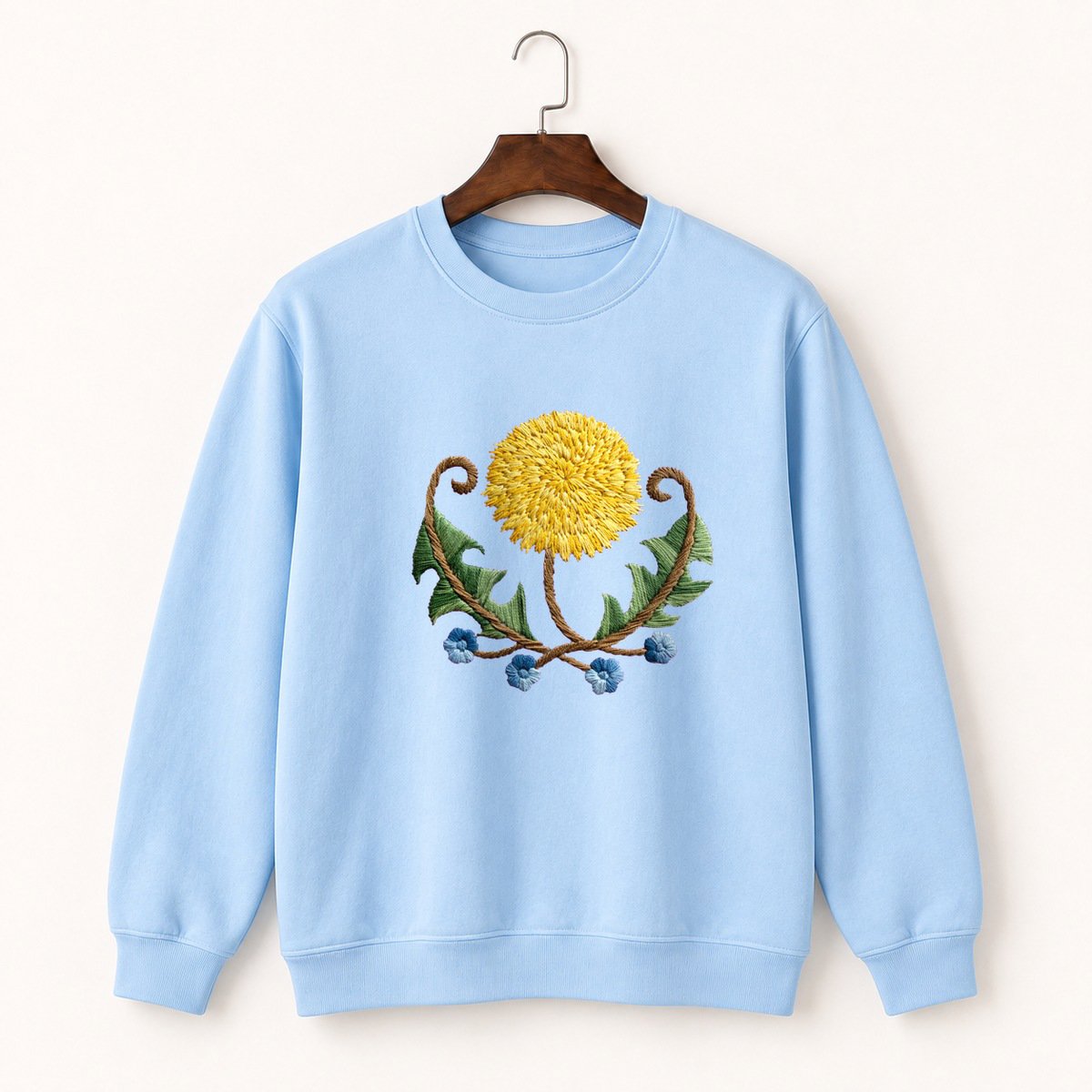 Dandelion Flower Crewneck Sweatshirt 1