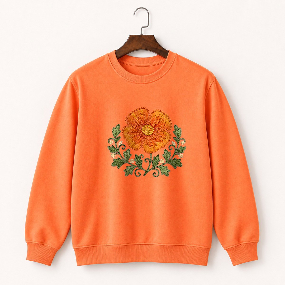 California Poppy Crewneck Sweatshirt 3