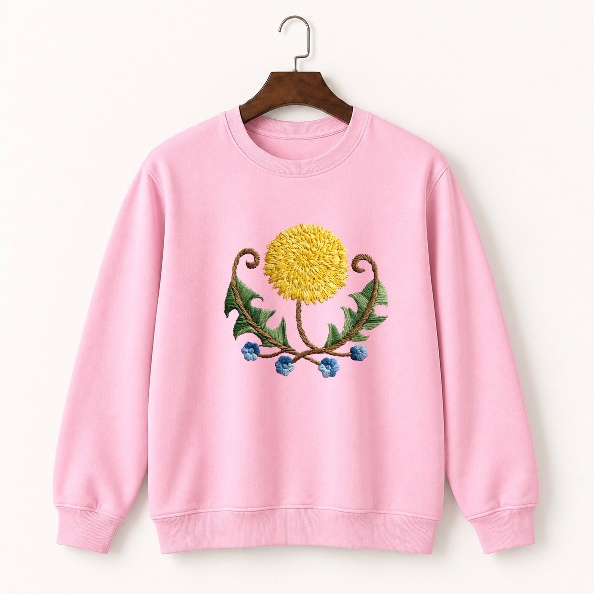 Dandelion Flower Crewneck Sweatshirt 4