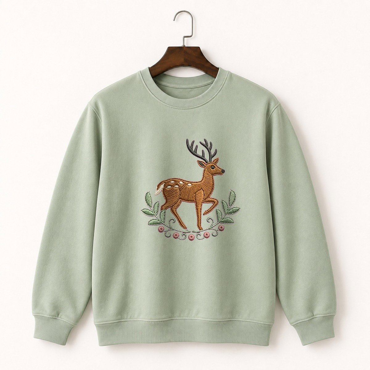 White-Tailed Deer Crewneck Sweatshirt 2