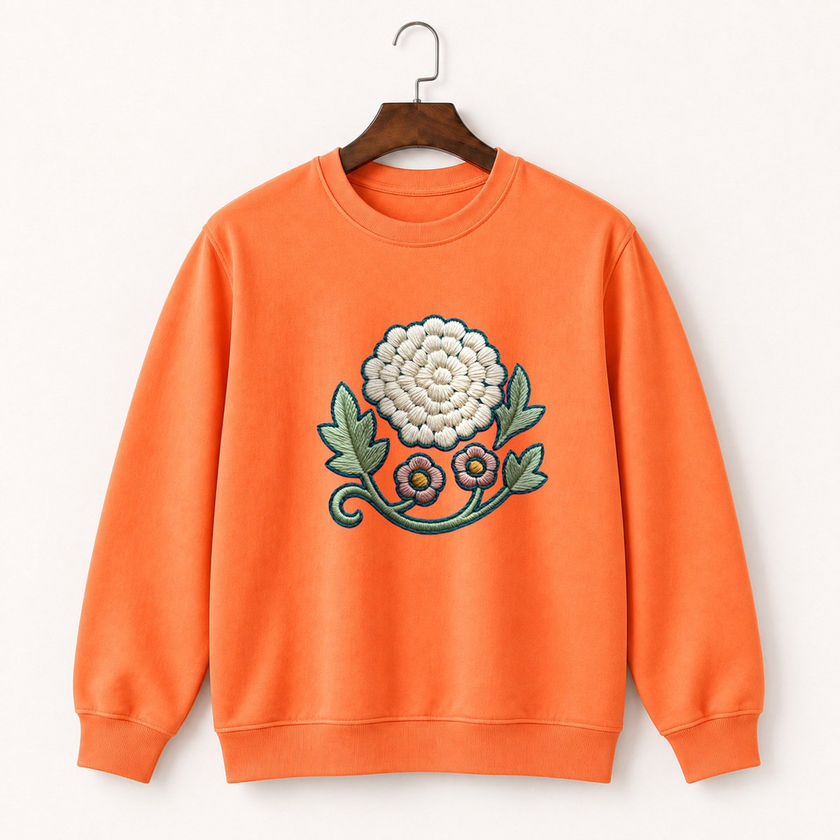 Yarrow Flower Crewneck Sweatshirt 3