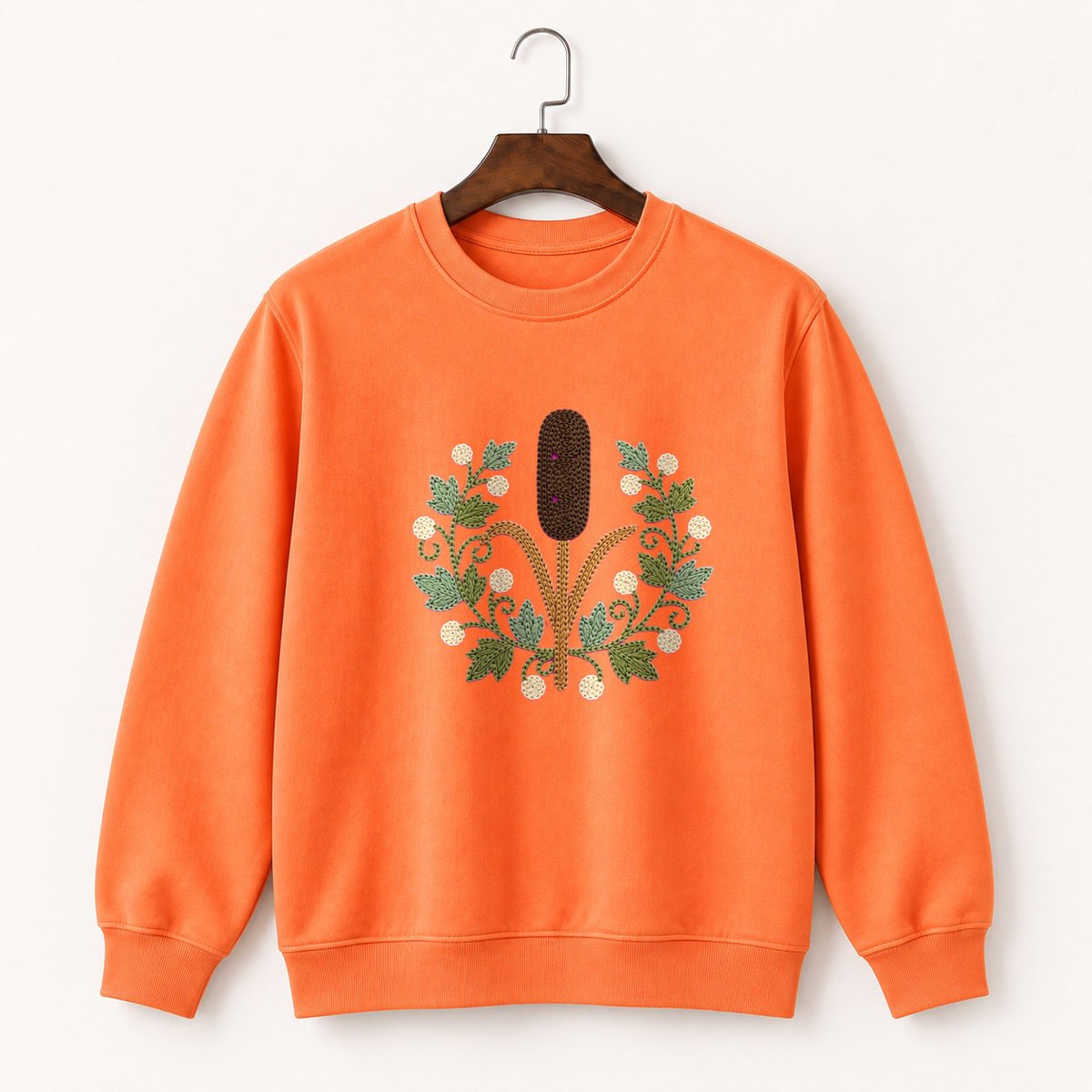 Cattail Plant Crewneck Sweatshirt 3
