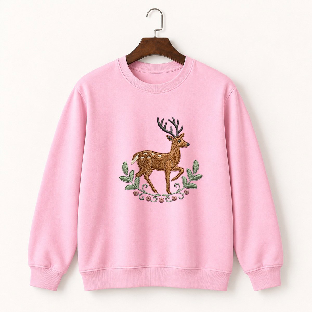 White-Tailed Deer Crewneck Sweatshirt 4