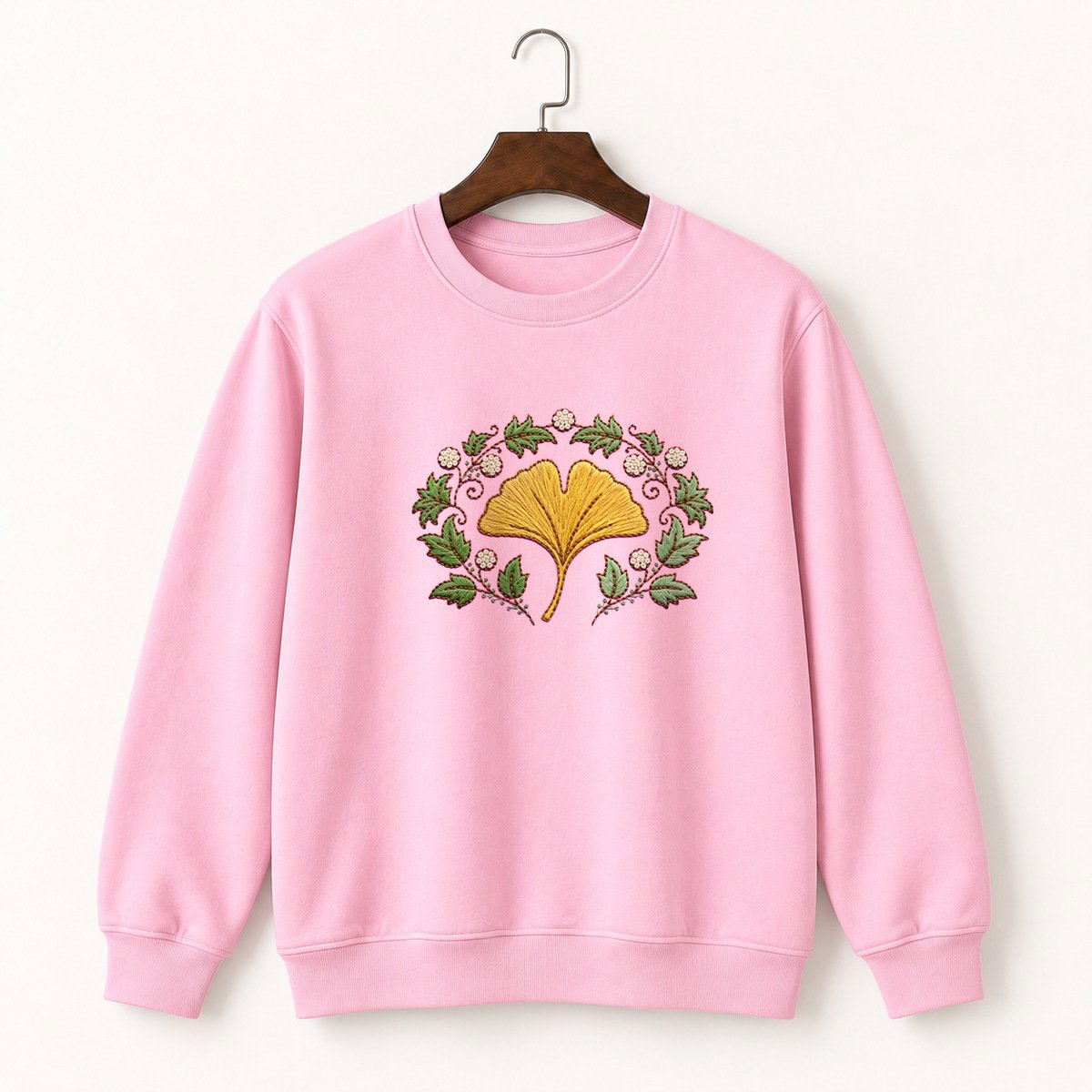 Ginkgo Leaf Crewneck Sweatshirt 4