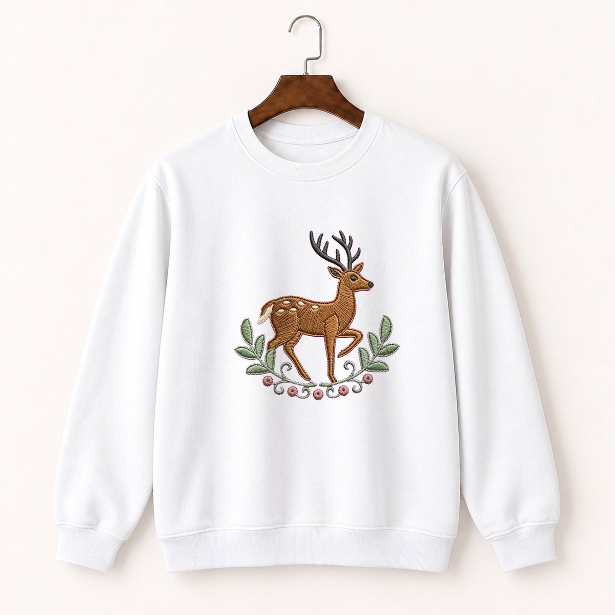 White-Tailed Deer Crewneck Sweatshirt 5
