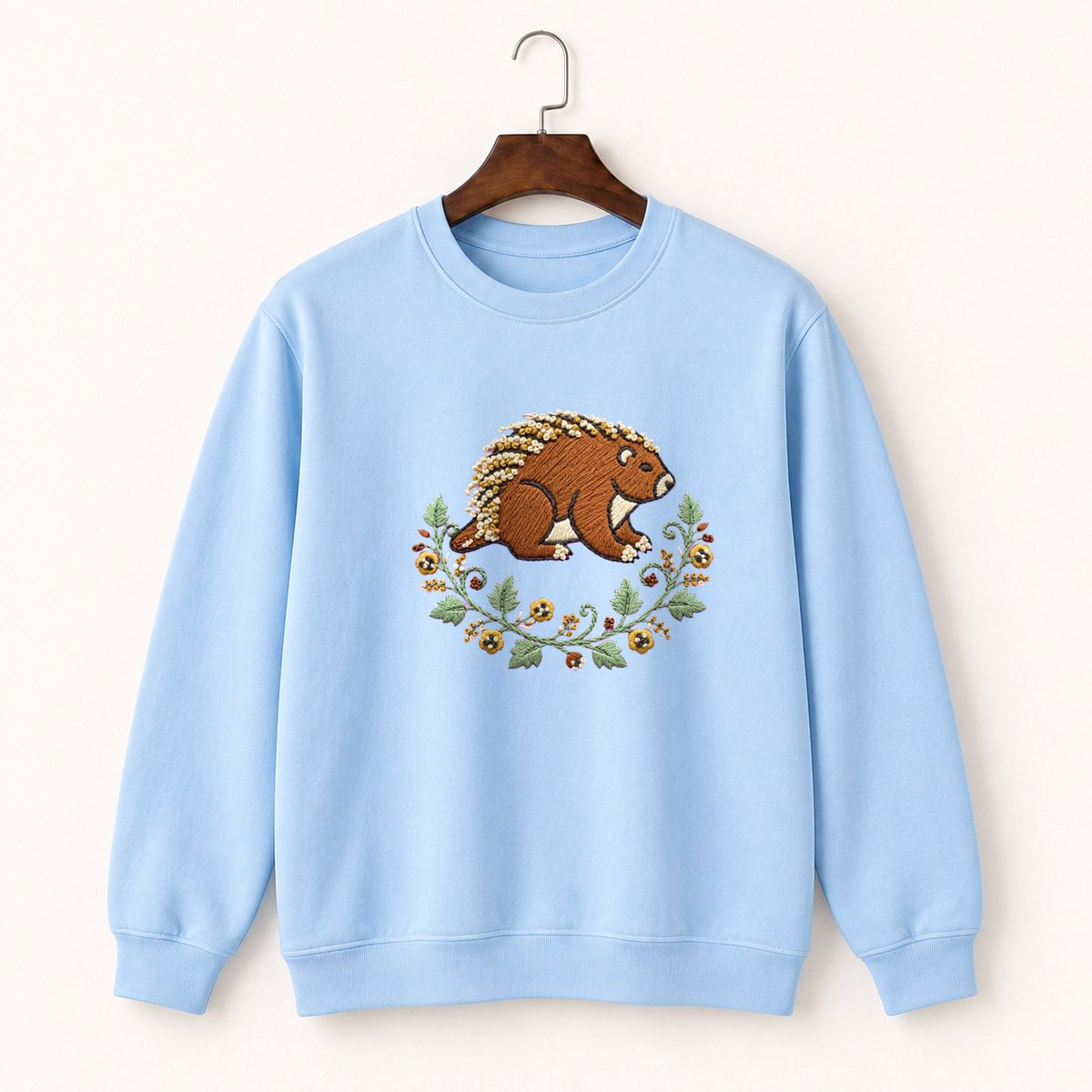 North American Porcupine Crewneck Sweatshirt 1