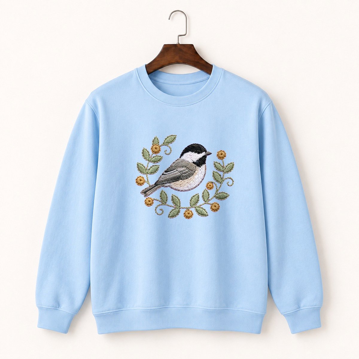Black-Capped Chickadee Crewneck Sweatshirt 1