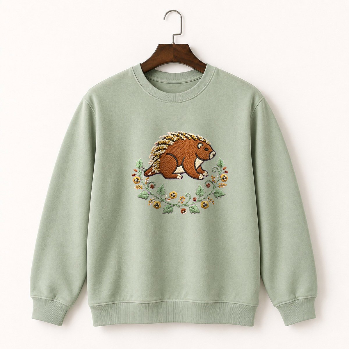 North American Porcupine Crewneck Sweatshirt 2