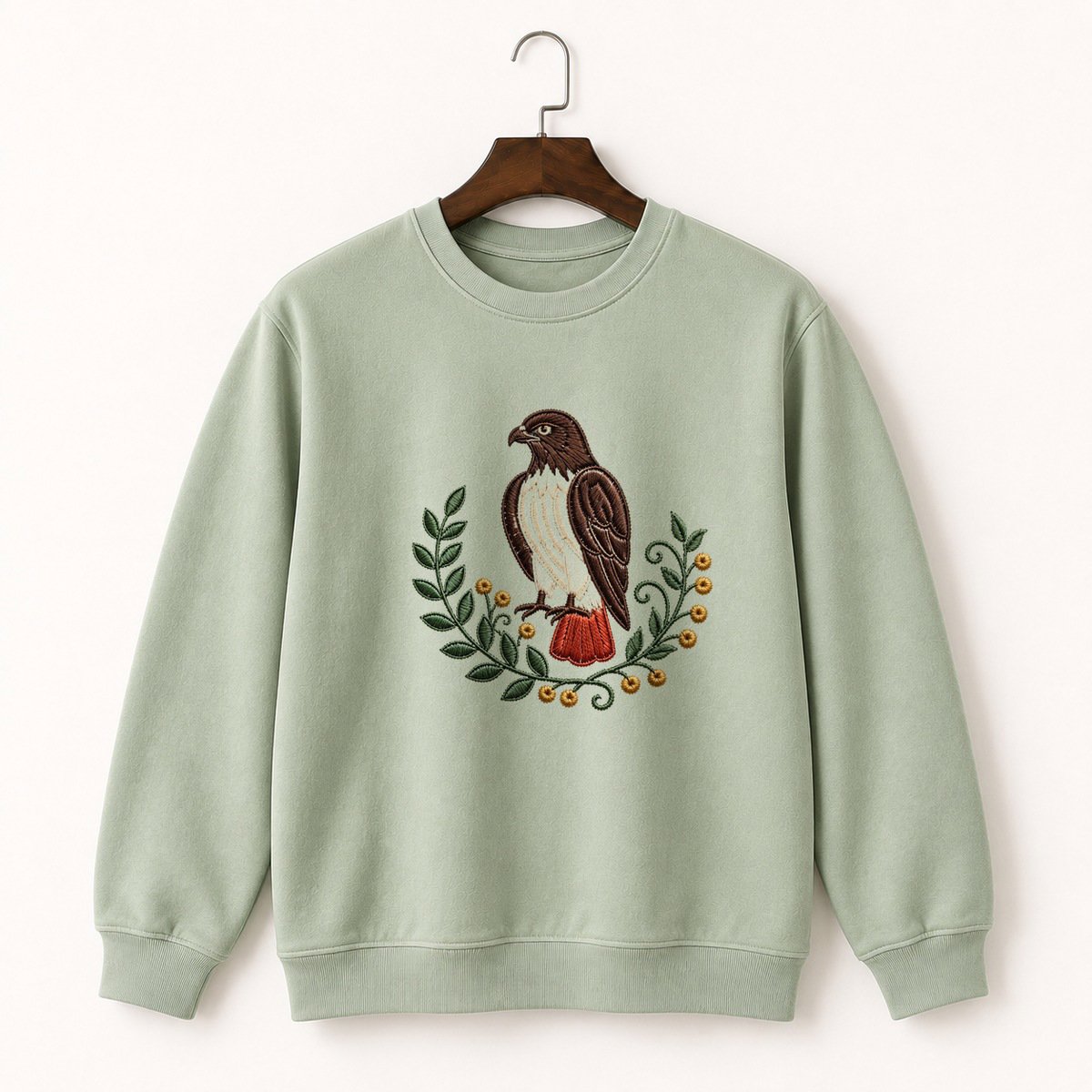 Red-Tailed Hawk Crewneck Sweatshirt 2