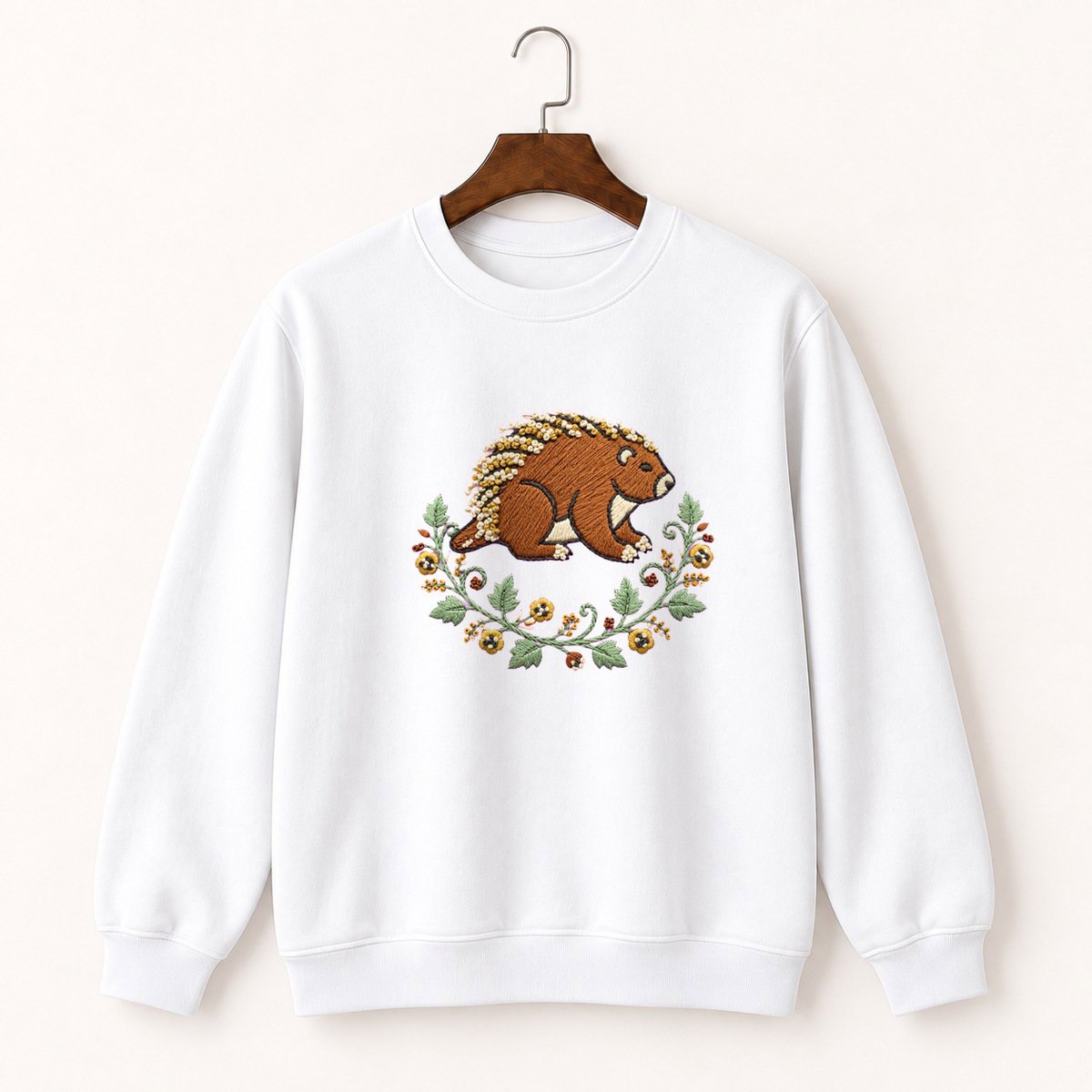 North American Porcupine Crewneck Sweatshirt 5