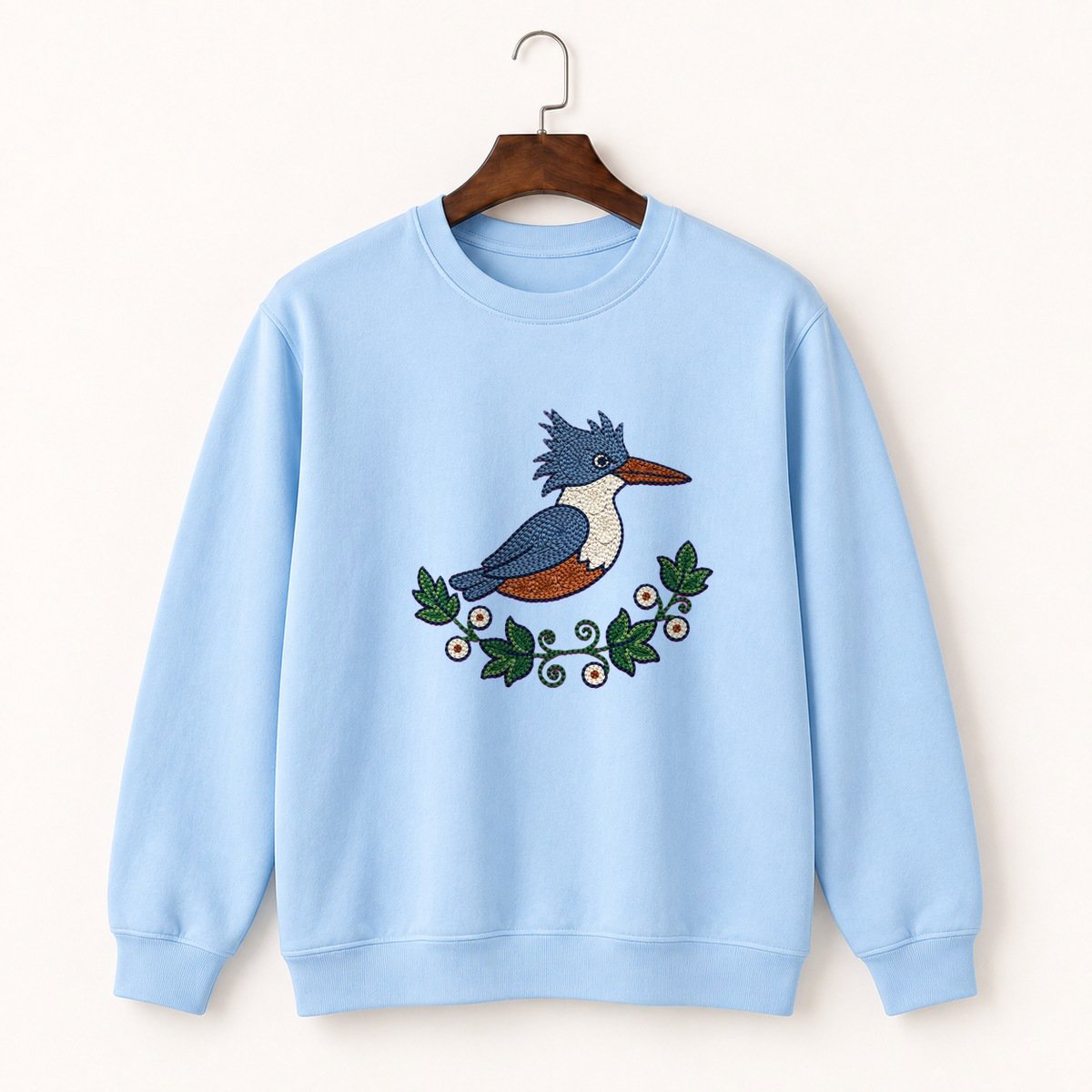 Belted Kingfisher Crewneck Sweatshirt 1