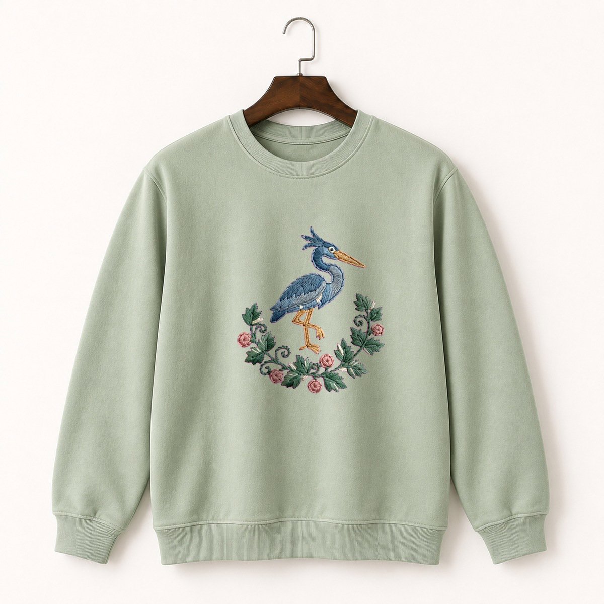 Great Blue Heron Crewneck Sweatshirt 2