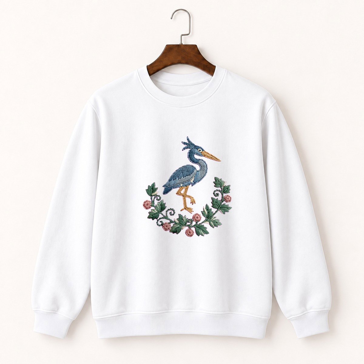 Great Blue Heron Crewneck Sweatshirt 5