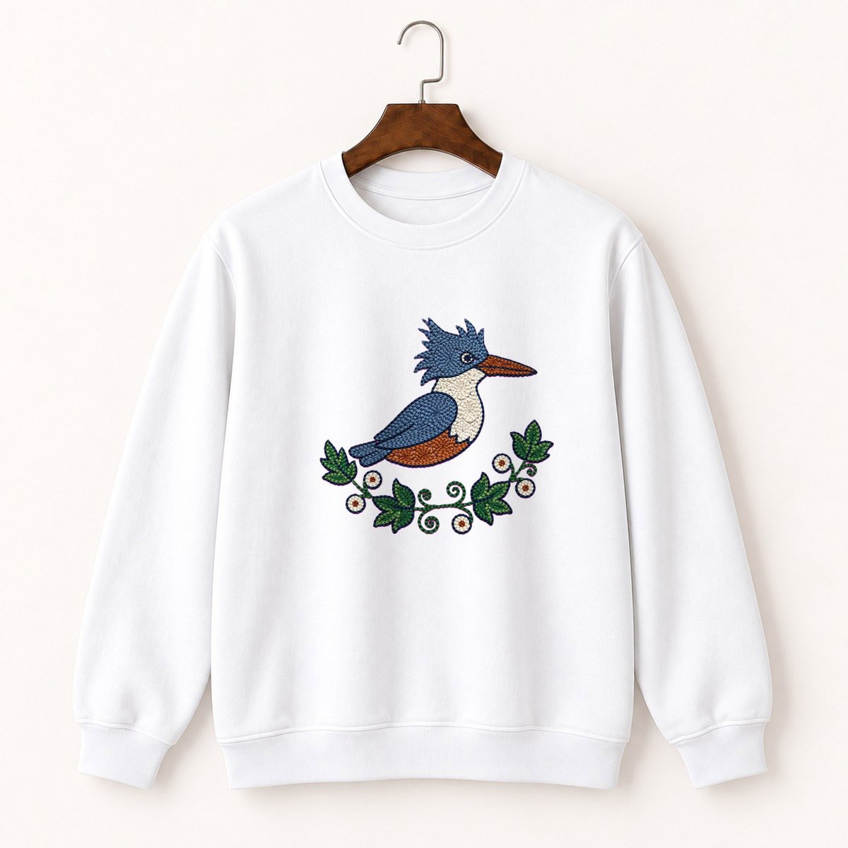 Belted Kingfisher Crewneck Sweatshirt 5