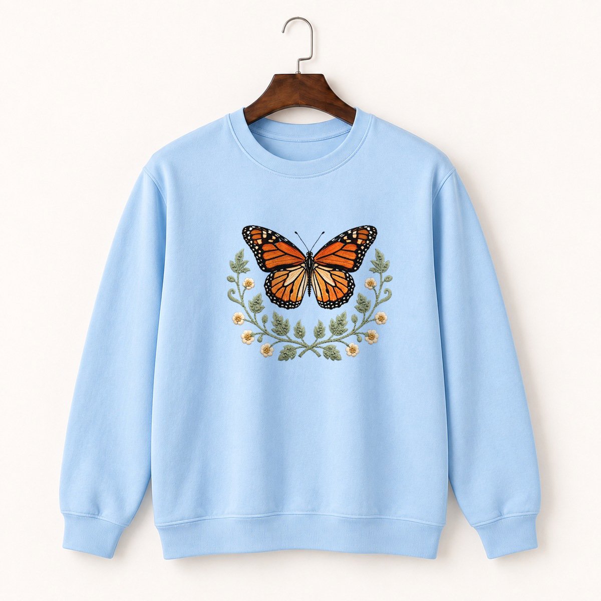 Monarch Butterfly Crewneck Sweatshirt 1
