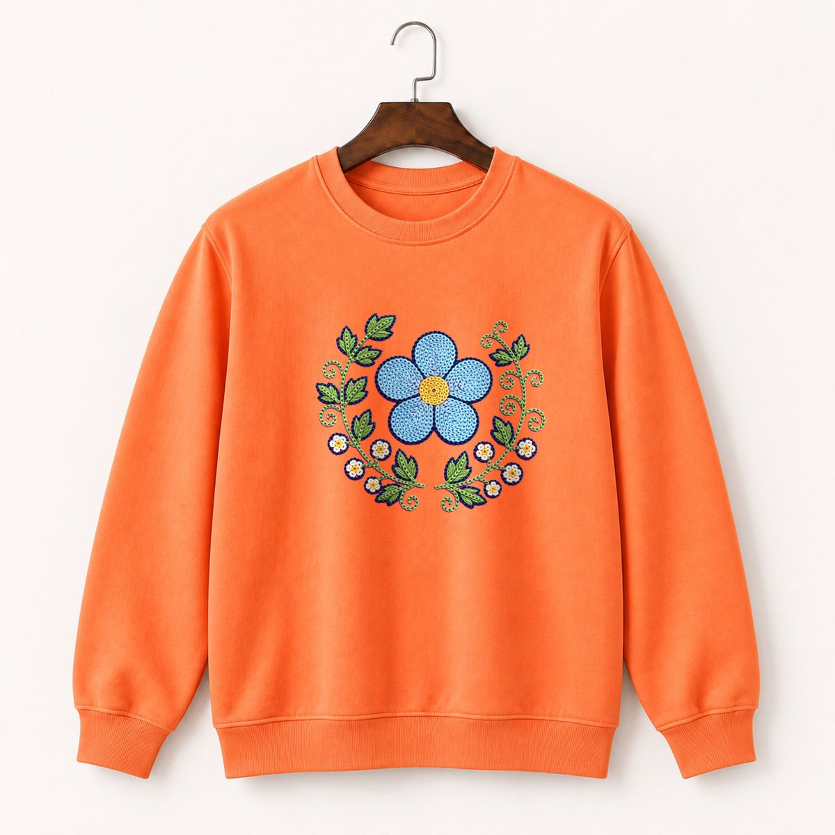 Alpine Forget-Me-Not Crewneck Sweatshirt 3