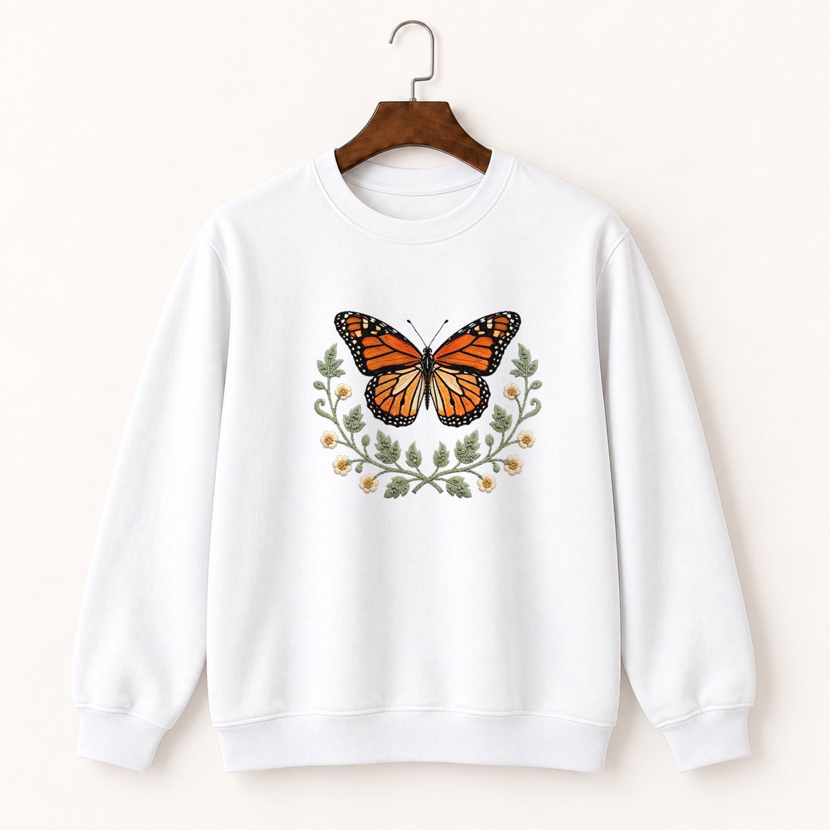 Monarch Butterfly Crewneck Sweatshirt 5