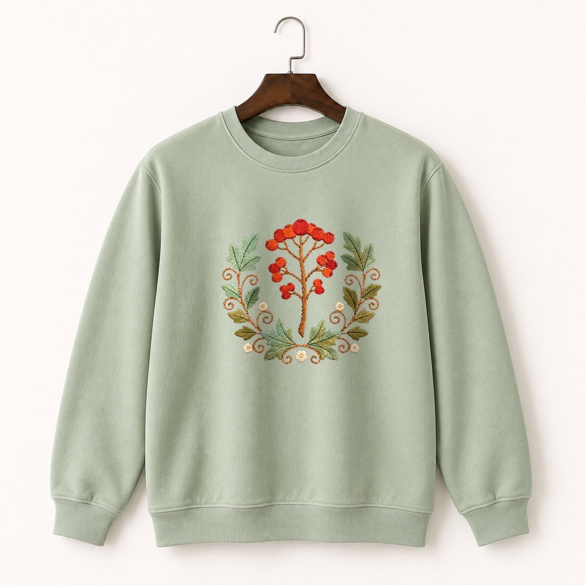 Rowan Berry Branch Crewneck Sweatshirt 2