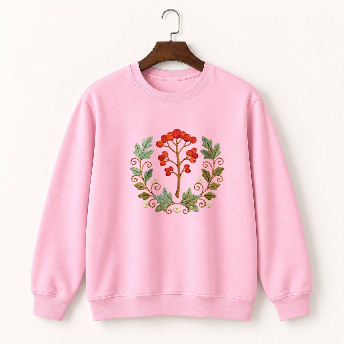 Rowan Berry Branch Crewneck Sweatshirt 4