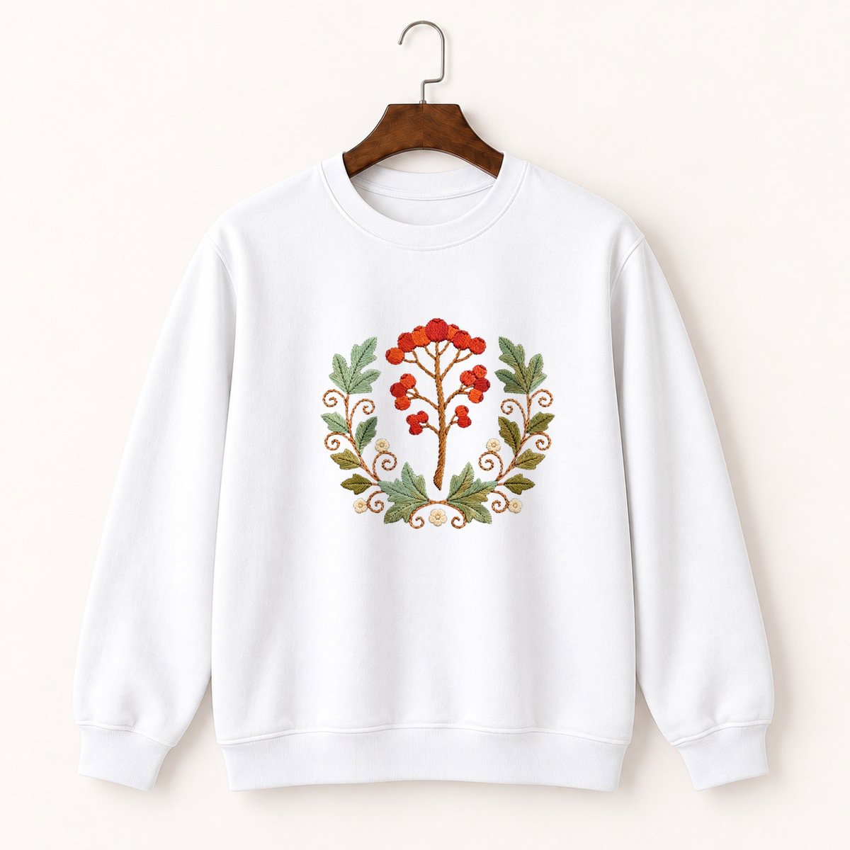 Rowan Berry Branch Crewneck Sweatshirt 5