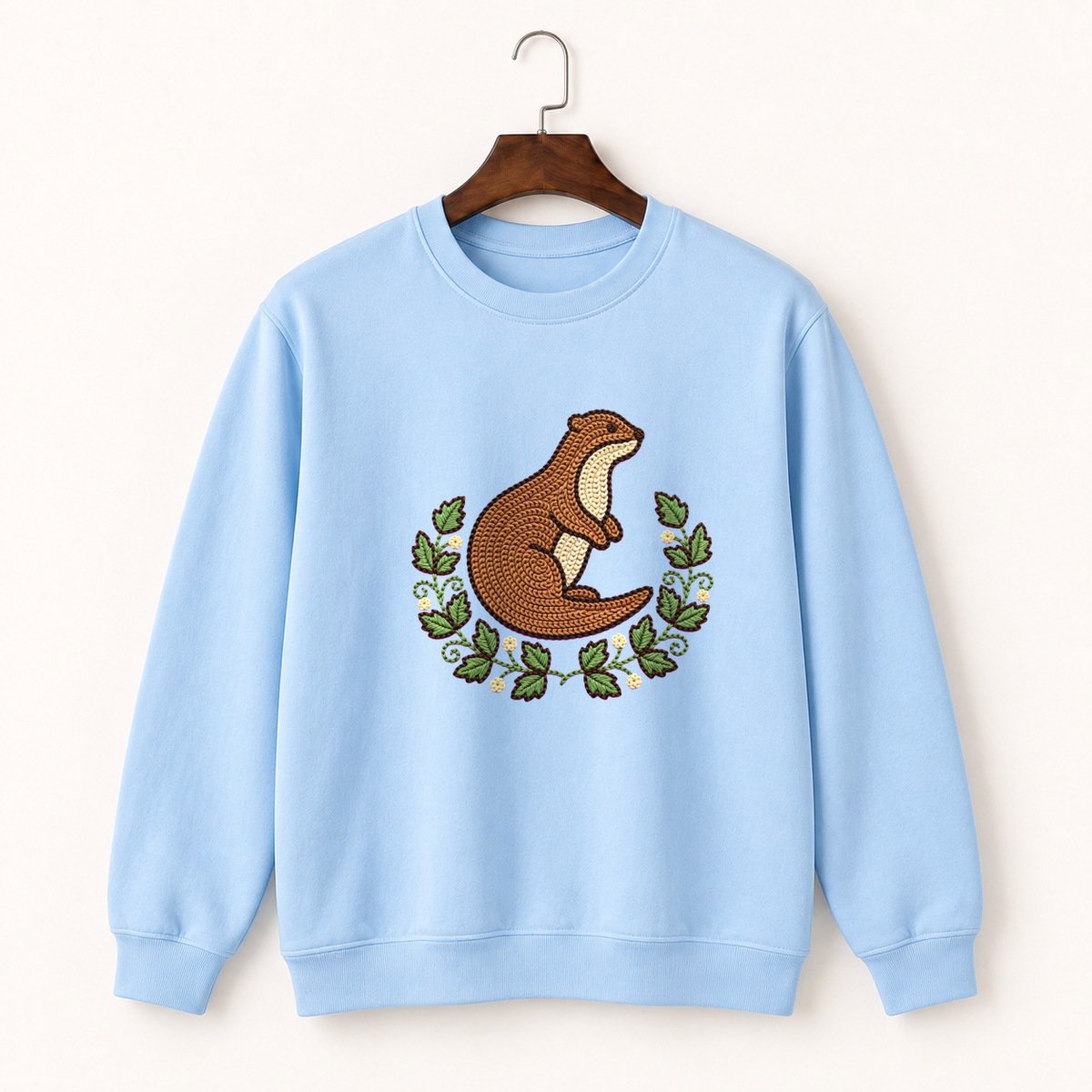North American River Otter Crewneck Sweatshirt 1